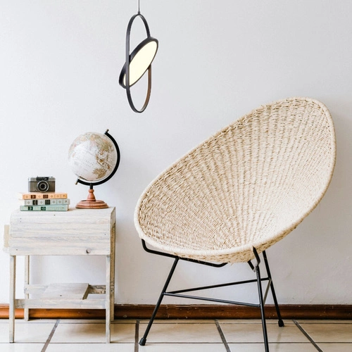 Závěsné LED svítidlo ELIPSE MINI černé moderní do obýváku a jídelny 32 cm Step into Design