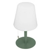 LED noční lampička Zack zelená Atmosphera moderní akumulátorová do ložnice a na terasu