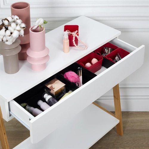 Sada 7 organizérů černá/červená