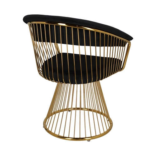 Židle Feeny Velvet černá