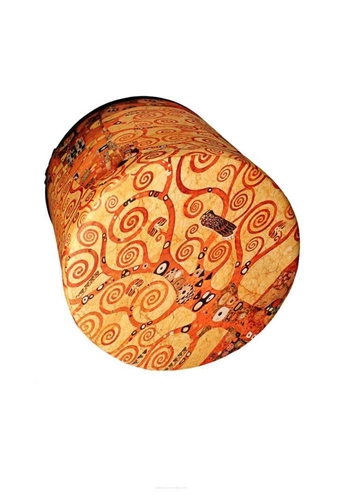 Kulatý taburet Mulberry Intesi moderní čalouněný do obýváku a ložnice multicolor 40 cm