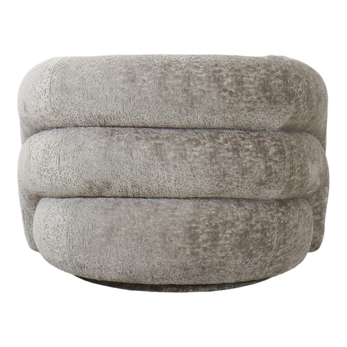 Otočná křesla Valletta šedá do obývacího pokoje moderní glamour s područkami čalouněná