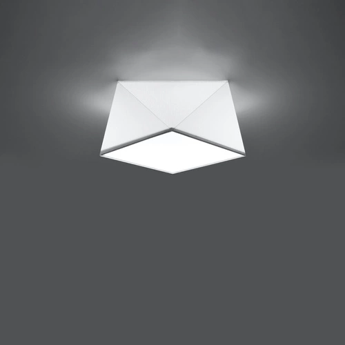 Stropní svítidlo HEXA 25 bílá moderní PVC do kuchyně, obýváku nebo ložnice Sollux