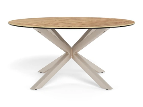 Konferenční stolek Heaven kulatý 82 cm do obývacího pokoje dub přírodní