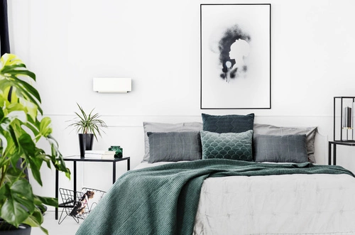 LED nástěnné svítidlo Lander 10W bílé moderní kovové nastavitelné do ložnice a obývacího pokoje