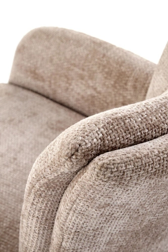 Otočná židle Dahlia Intesi čalouněná béžová s područkami do kanceláře a jídelny