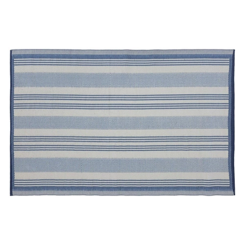 Moderní venkovní koberec modrý 120x180 Atmosphera na terasu a do předsíně snadno čistitelný