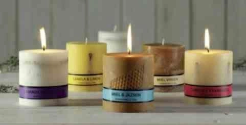 Asturias 8cm svíčka. Skořicovo-citronová