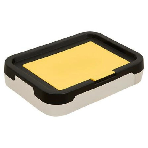 Sada 3 skládacích černých kuchyňských košů na tříděný odpad 24 l 