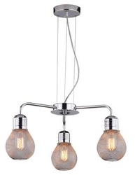 Závěsná lampa Gliva 3x60W E27 chrom (bez žárovek) a60 (mm)