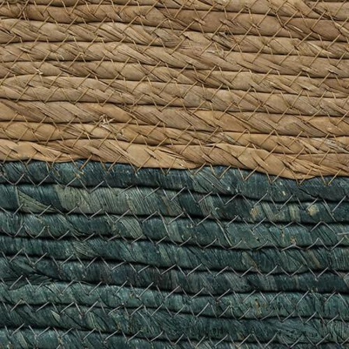 Úložný koš boho 5five simply smart čtvercový přírodní modrý 31x31 cm