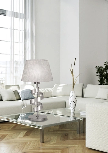 Stolní lampa Denis 1x60W E27 chrom