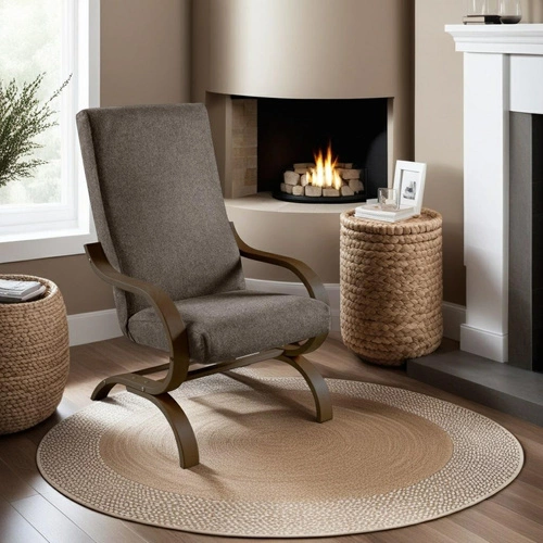 Křeslo na saních Corsica hnědý/ ořech Matana 20