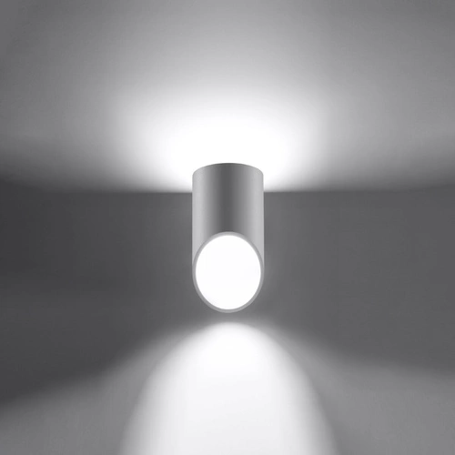 Nástěnné svítidlo Penne 20 cm bílé moderní hliníkové do obýváku a ložnice Sollux Lighting