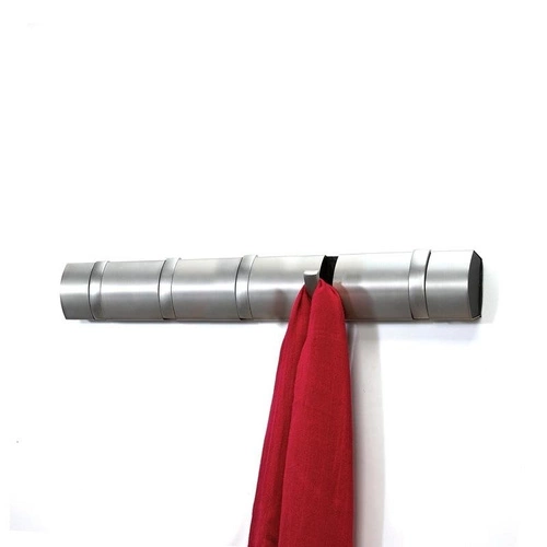 Umbra Flip Hook moderní nástěnný věšák do předsíně přírodní s 5 háčky