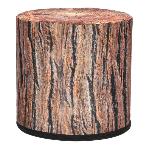 Okrúhlý taburet Acacia Intesi moderní barevný do obýváku nebo ložnice boho styl 40 cm