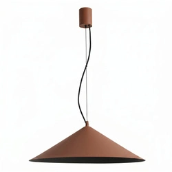 Závěsné LED svítidlo FINT mocca do obývacího pokoje nastavitelné moderní
