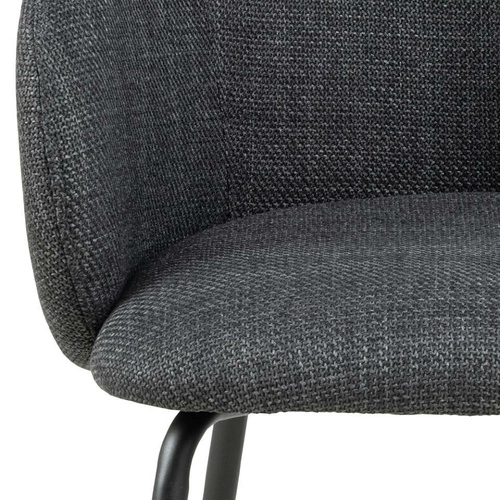 Čalouněná jídelní židle s područkami Eleanor Actona šedá moderní skandinávský styl