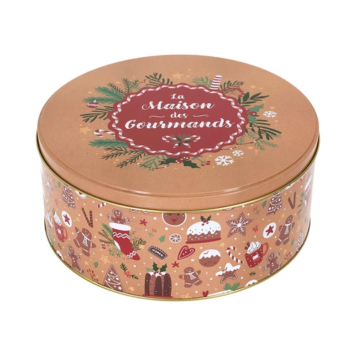 Kovové vánoční dekorační boxy Intesi do kuchyně a obýváku