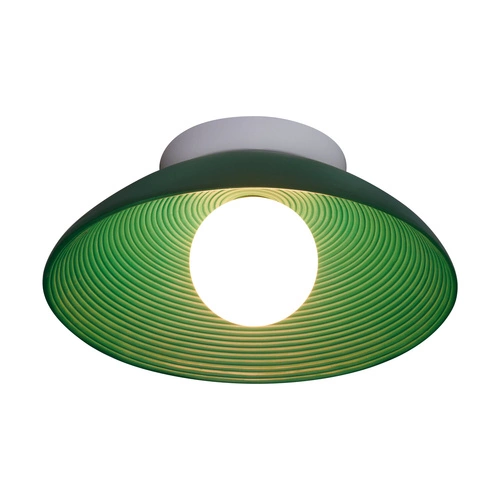 Moderní nástěnné svítidlo ILUSIONI Step into Design zelené kovové 26 cm do obýváku