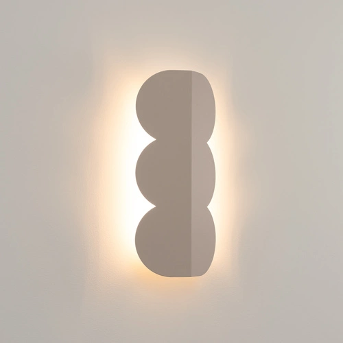 Nástěnné svítidlo BISCUIT taupe moderní do obýváku a ložnice