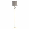 Podlahová lampa FOGO zlatá šedá