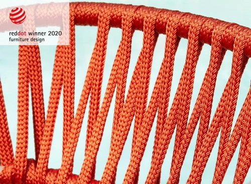 Židle Lisa Filo šedo-oranžová