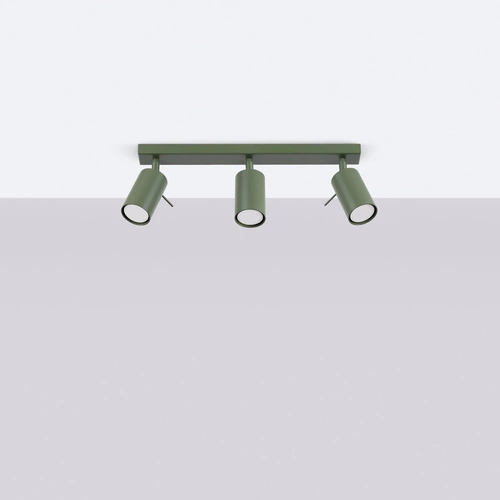 Stropní svítidlo RING 3L moderní olivové do obýváku a ložnice pohyblivé SOLLUX