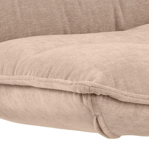 Otočná křesla Blizzard Actona do obýváku béžový sametový moderní pohodlný relaxační