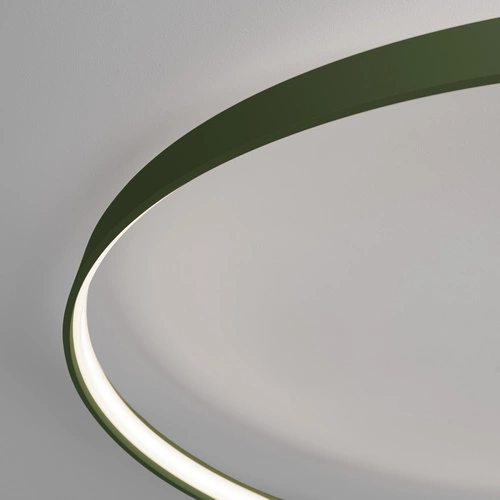 Stropní LED svítidlo RIO 78 moderní olivové kulaté do obýváku a ložnice Thoro