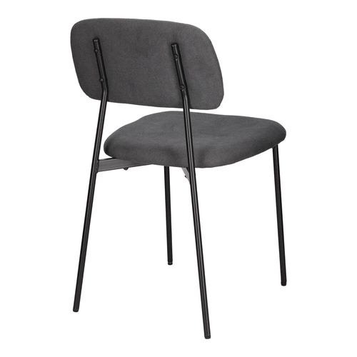 Čalouněná židle Esther tmavě šedá Intesi do jídelny a obývacího pokoje v moderním stylu