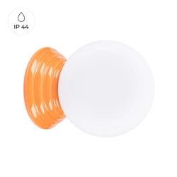 Nástěnné svítidlo ZORI oranžové IP44 moderní do koupelny a chodby