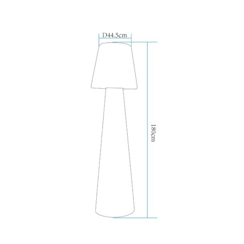 Zahradní lampa GARDENA XL LED RGBW 16 barev 180 cm stojící