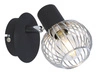 Nástěnná lampa Oslo 1x40W E14 černá/chromová