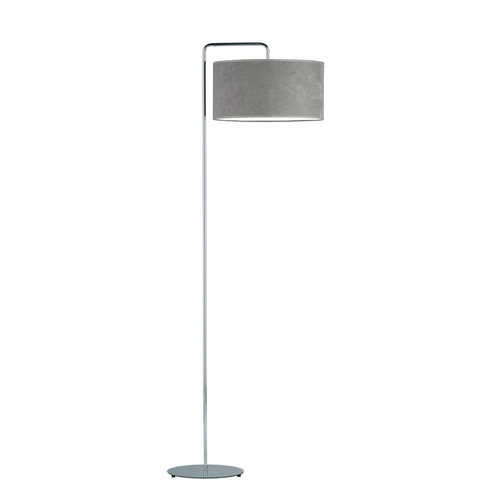 Podlahová lampa BOLIVIA stříbrná šedá