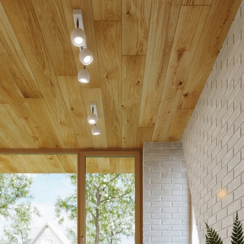 Nástěnné svítidlo Oculare bílé moderní kovové do obýváku a ložnice Sollux Lighting