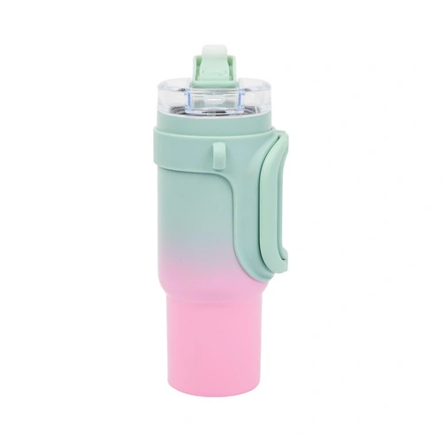 Termohrnek Malibu Intesi 900 ml modro růžový na cesty