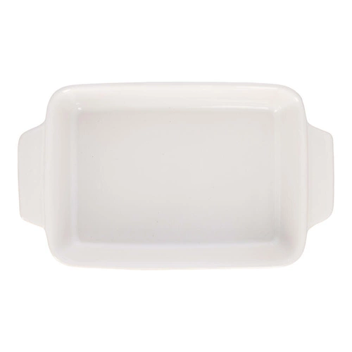 Keramická zapékací mísa s úchyty Intesi Mazzoni 31 cm bílá obdélníková na lasagne