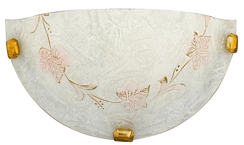 Stropní svítidlo Bona bílá skleněná vintage do koupelny a ložnice CANDELLUX 30 cm