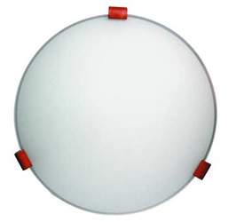 Stropní svítidlo Bianca skleněné bílé plafon 30 cm do obýváku a kuchyně Candellux