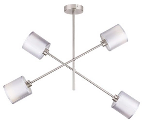 Závěsné svítidlo Sax stick 4x40W E14 satin