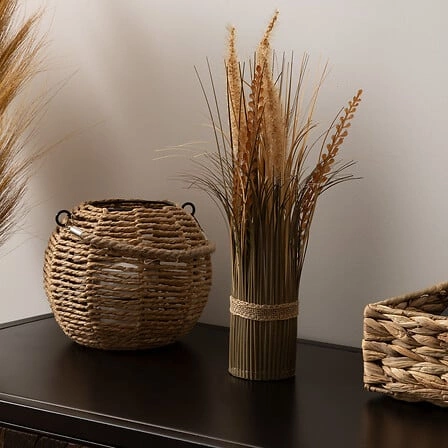 Dekorativní umělé obilí James 35 cm žluté boho do vázy do obýváku Atmosphera