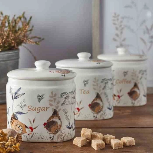 PK - Kontejner na cukr, venkovské slepice