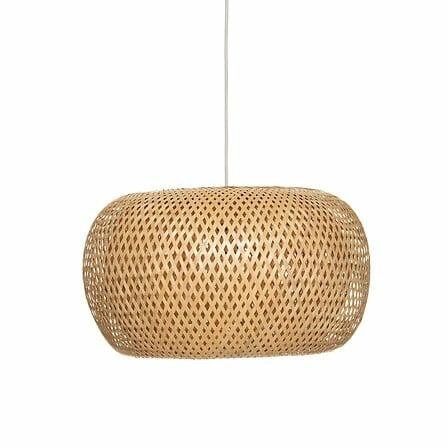 Přírodní bambusová závěsná lampa Nam