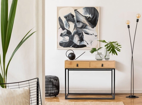 Konzola Abbott dub/černá