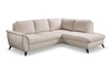 Rohová sedačka s rozkladem Nevada béžová pravá moderní do obýváku s úložným prostorem