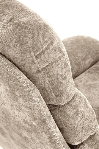 Relaxační křeslo s podnožkou Beltine béžové do obýváku moderní čalouněné Intesi