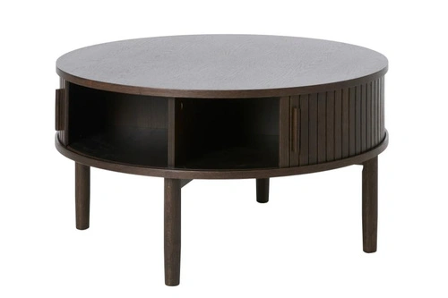 Konferenční stolek Meta kulatý 85 cm dubový moderní do obývacího pokoje