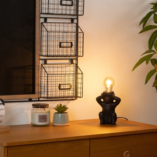 Lampička Monkey černá