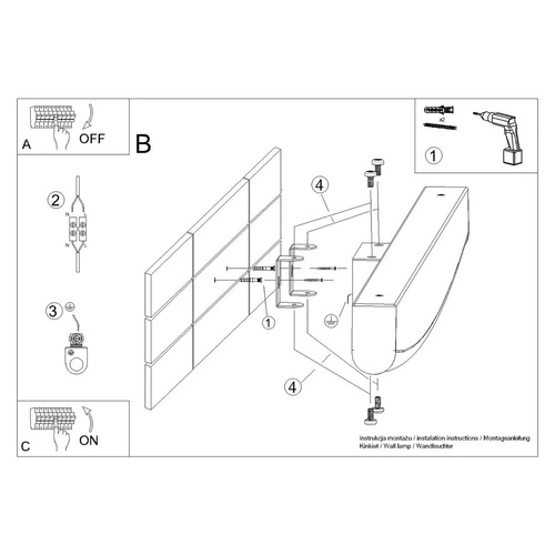 Moderní nástěnné LED svítidlo JORUN bílé 60 cm do ložnice a obýváku nad zrcadlo